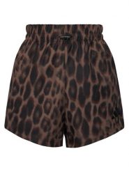 Adidas Szorty sportowe Seasonal Essentials Leopard Print JZ0199 Brązowy Regular Fit. Brązowe spodenki sportowe damskie Adidas, l, bez wzorów, z syntetyku. Za 149.99 zł.