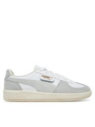 Puma Sneakersy Palermo Leather Big Kid 397275 02 Szary. Szare buty sportowe dziewczęce Puma, ze skóry, bez zapięcia. Za 179.99 zł.