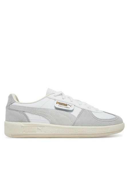Puma Sneakersy Palermo Leather Big Kid 397275 02 Szary. Szare buty sportowe dziewczęce Puma, ze skóry, bez zapięcia. Za 189.99 zł.