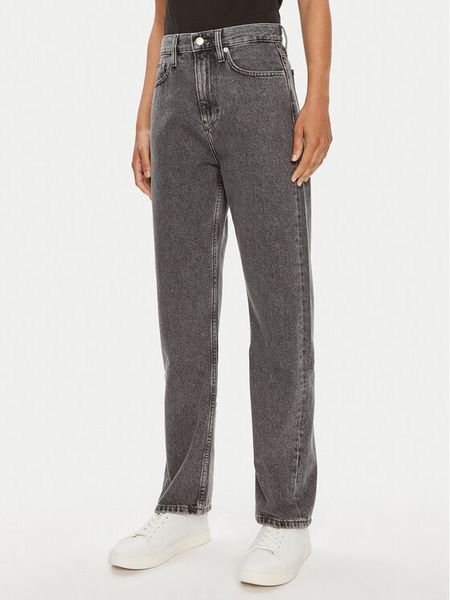 Calvin Klein Jeans Jeansy J20J223657 Szary Straight Fit. Szare jeansy damskie Calvin Klein Jeans. Za 249.99 zł.