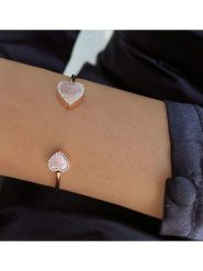 Les Petites Précieuses Pozłacana bransoletka rozmiar: onesize. Różowe bransoletki damskie Les Petites Précieuses, pozłacane. Za 260.99 zł.