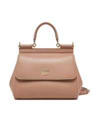 Dolce&Gabbana Torebka BB6003 AN767 Różowy. Czerwone torebki klasyczne damskie Dolce&Gabbana, ze skóry, bez dodatków. Za 7,509.00 zł.