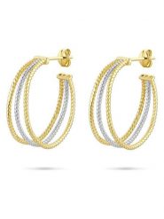 Les Petites Précieuses Pozłacane kolczyki-kreole rozmiar: onesize. Żółte kolczyki damskie Les Petites Précieuses, pozłacane. Za 126.99 zł.