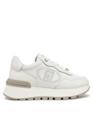 Liu Jo Sneakersy BA5043 P0102 Biały. Białe obuwie sportowe damskie Liu Jo, ze skóry, bez zapięcia. Za 469.99 zł.