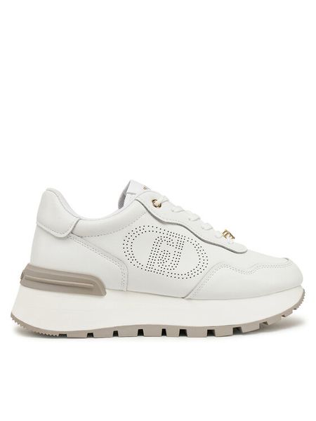Liu Jo Sneakersy BA5043 P0102 Biały. Białe obuwie sportowe damskie Liu Jo, ze skóry, bez zapięcia. Za 469.99 zł.
