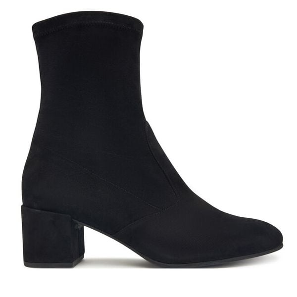 Botki HÖGL. Czarne botki damskie Högl, bez obcasa, na słupku, bez zapięcia. Za 579.99 zł.