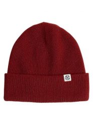 MOSS COPENHAGEN Wełniana czapka beanie "Lowee" w kolorze bordowym rozmiar: onesize. Czerwone czapki damskie Moss Copenhagen, bez wzorów, z materiału. Za 161.07 zł.