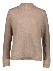Street One Sweter w kolorze jasnobrązowym rozmiar: 34. Brązowe swetry klasyczne damskie Street One, bez kołnierzyka. Za 100.99 zł.
