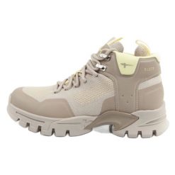 Buty trekkingowe Tamaris Active 1-25207-30271 beżowy. Brązowe obuwie trekkingowe damskie z materiału, bez zapięcia. Za 328.84 zł.