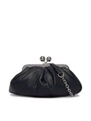 Weekend Max Mara Torebka 2615511164600 Granatowy. Niebieskie torebki wieczorowe damskie Weekend Max Mara, bez wzorów, ze skóry, bez dodatków. Za 1,309.00 zł.