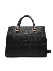 Liu Jo Torebka Ecs M Satchel AF5008 E0538 Czarny. Czarne torebki klasyczne damskie Liu Jo, ze skóry, bez dodatków. Za 759.99 zł.