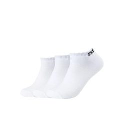 Skarpetki sportowe dla dorosłych 3PPK Mesh Ventilation Socks. Białe skarpetki damskie Skechers, bez wzorów, z bawełny. Za 34.99 zł.