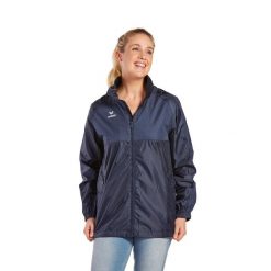 Niebieska kurtka na każdą pogodę Erima Team. Niebieskie kurtki damskie Erima, s, bez wzorów, z materiału, bez kaptura. Za 210.00 zł.