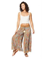 Ipanima Spodnie ze wzorem rozmiar: 34/36. Spodnie materiałowe damskie Ipanima, z aplikacjami, z materiału. Za 65.99 zł.