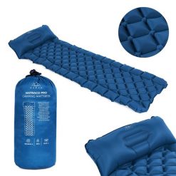 Materac dmuchany KADVA Matraco Pro. Niebieskie kurtki sportowe damskie KADVA, m, bez wzorów, z materiału, bez kaptura. Za 119.99 zł.