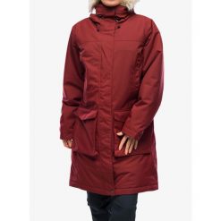 Kurtka zimowa damska Fjallraven Nuuk Lite Parka. Czerwone parki damskie Fjällräven, na zimę, bez kaptura. Za 1,635.99 zł.