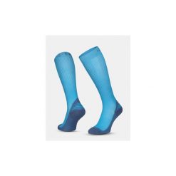 Unisex podkolanówki do biegania Kilpi COMPRESS-U. Niebieskie skarpetki damskie Kilpi, bez wzorów. Za 127.71 zł.