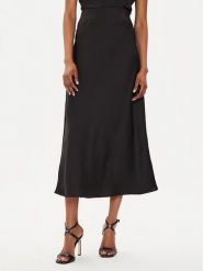 Bruuns Bazaar Spódnica midi Joane BBW3909 Czarny Regular Fit. Czarne spódnice damskie Bruuns Bazaar, bez wzorów, z syntetyku, midi. Za 379.99 zł.