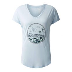 Koszulka Damska Serene Wave. Niebieskie bluzki damskie Dare 2b, xl, bez wzorów, bez kołnierzyka, bez ramiączek. Za 45.99 zł.