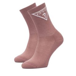 Skarpety długie Guess. Czerwone skarpetki damskie Guess, z aplikacjami. Za 54.99 zł.