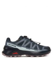 Salomon Buty do biegania Speedcross Peak Gore-Tex L47790700 Granatowy. Niebieskie obuwie sportowe damskie Salomon, z gore-texu, bez zapięcia, do biegania. Za 479.99 zł.