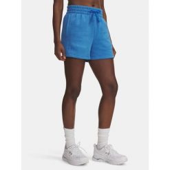 Spodenki Dresowe Damskie Under Armour Krótkie Rival Fleece Short. Niebieskie obuwie sportowe damskie Under Armour, z dresówki, bez zapięcia, na fitness i siłownię. Za 169.99 zł.
