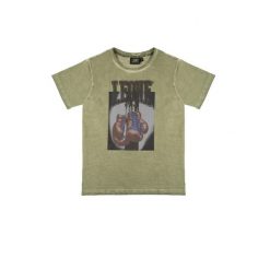 Koszulka Leone 1947 Color Block Kurzarm dla Kinder. Zielone bluzki damskie LEONE 1947 APPAREL, bez wzorów, z bawełny, sportowe, bez kołnierzyka, bez ramiączek. W wyprzedaży za 48.31 zł.