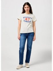 Wrangler Dżinsy - Regular fit - w kolorze niebieskim rozmiar: W28/L32. Niebieskie jeansy damskie Wrangler. Za 173.99 zł.