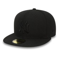 Czapka z daszkiem New Era 59FIFTY MLB NY New York Yankees Fullcap - 10000103. Czarne czapki z daszkiem damskie New Era, bez wzorów. Za 193.20 zł.
