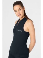 Super.natural Top sportowy "Grava" w kolorze granatowym rozmiar: M. Niebieskie koszulki sportowe damskie super.natural, m, bez wzorów, z materiału, bez ramiączek, outdoorowe. Za 173.99 zł.