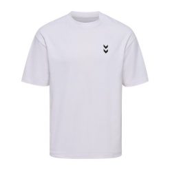 Koszulka Hummel Hiit. Białe bluzki damskie Hummel, bez wzorów, sportowe, bez kołnierzyka, bez ramiączek. Za 224.00 zł.