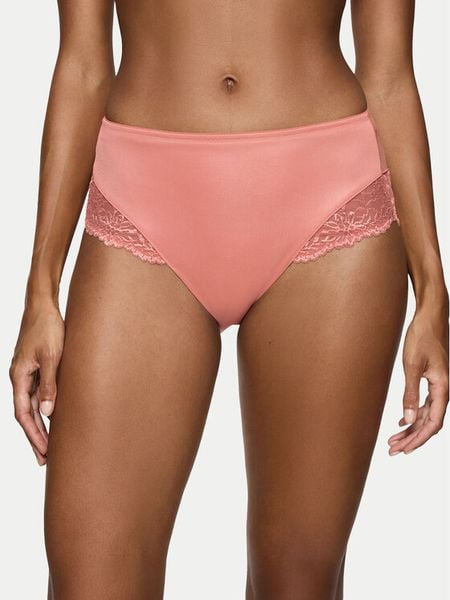 Triumph Figi klasyczne z wysokim stanem Ladyform Soft Maxi 10210671 Różowy. Czerwone figi Triumph, bez wzorów, z syntetyku. Za 79.99 zł.