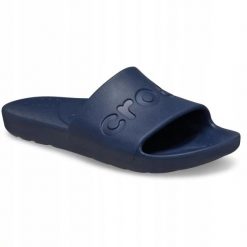 Kapcie Crocs Crocs Slide Dorosłych. Niebieskie kapcie damskie Crocs, z materiału. Za 119.99 zł.