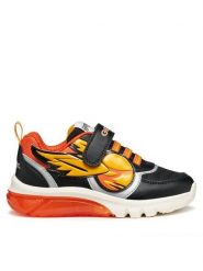 Geox Sneakersy J Ciberdron J56LBH 054FU C0038 M Czarny. Czarne buty sportowe chłopięce Geox, ze skóry, bez zapięcia. Za 219.99 zł.
