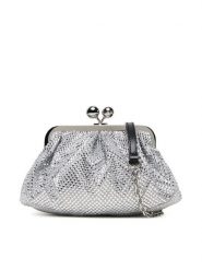Weekend Max Mara Torebka Emy 2525516135650 Biały. Białe torebki wieczorowe damskie Weekend Max Mara, bez wzorów, z materiału, bez dodatków. Za 1,039.00 zł.