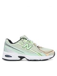 New Balance Sneakersy U740YC2 W Zielony. Zielone obuwie sportowe damskie New Balance, ze skóry, bez zapięcia. Za 459.99 zł.