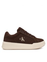 Calvin Klein Sneakersy V3X9-83472-0315 M Brązowy ciemny. Brązowe buty sportowe dziewczęce Calvin Klein, ze skóry, bez zapięcia. Za 414.99 zł.