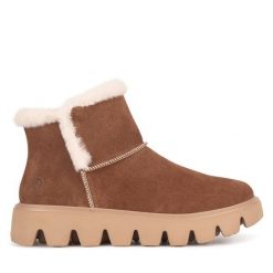 Śniegowce Rieker Revolution Lifestyle. Brązowe śniegowce damskie Rieker Revolution Lifestyle. Za 391.00 zł.
