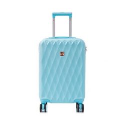 Walizka kabinowa Semi Line. Niebieskie walizki Semi-line, bez wzorów. Za 149.99 zł.