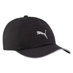 Czapka Z Daszkiem Z Logo Running III. Czarne czapki z daszkiem damskie Puma, bez wzorów. Za 107.99 zł.
