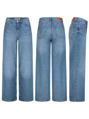 Sublevel Dżinsy - Comfort fit - w kolorze niebieskim rozmiar: XL. Niebieskie jeansy damskie Sublevel, z podwyższonym stanem. Za 149.66 zł.