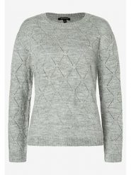 More & More Sweter w kolorze szarym rozmiar: 38. Szare swetry klasyczne damskie More & More, bez kołnierzyka. Za 208.95 zł.