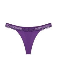 Triumph Stringi - Comfort Glam Kobiety Sztuczne włókno lila jednolity, 40. Stringi Triumph, bez wzorów, z koronki. Za 99.95 zł.