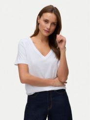 Vero Moda T-Shirt Paulina 10342926 Biały Regular Fit. Białe t-shirty damskie Vero Moda, xs, bez wzorów, z bawełny, bez kołnierzyka. Za 69.99 zł.