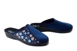 ADANEX 30312 111VVD granatowy, kapcie damskie. Niebieskie kapcie damskie Adanex. Za 58.64 zł.