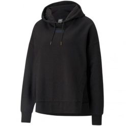 Bluza Z Kapturem Dla Kobiet. Czarne bluzy damskie Puma, m, bez wzorów, z kapturem. Za 257.99 zł.