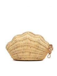 MICHAEL Michael Kors Torebka Shelly 30S6G16C5W Beżowy. Brązowe torebki wieczorowe damskie MICHAEL Michael Kors, bez wzorów, z syntetyku, bez dodatków. Za 949.99 zł.