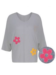 Sublevel Sweter w kolorze szarym rozmiar: M/L. Szare swetry klasyczne damskie Sublevel, l, bez kołnierzyka. Za 118.56 zł.