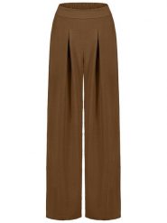 Sublevel Spodnie w kolorze brązowym rozmiar: S/M. Brązowe spodnie materiałowe damskie Sublevel, bez wzorów, z materiału. Za 113.99 zł.