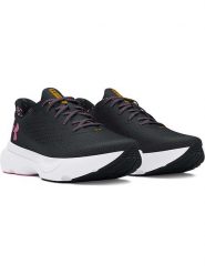 Under Armour Buty "Infinite Print" w kolorze czarnym do biegania rozmiar: 38,5. Czarne obuwie sportowe damskie Under Armour, z materiału, do biegania. Za 281.10 zł.